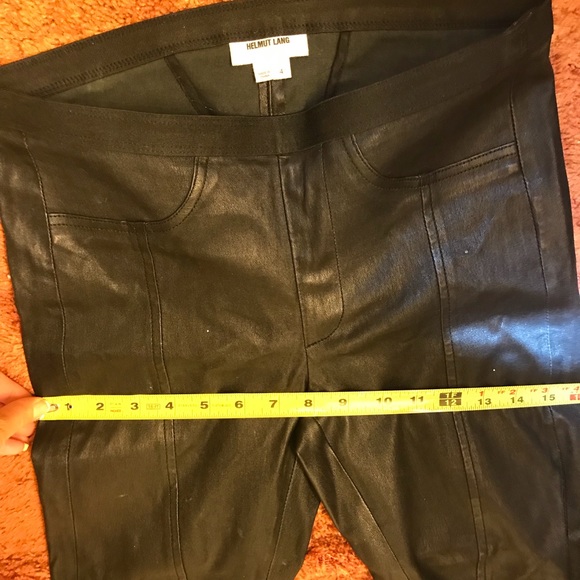 Helmut Lang Genuine Designer Leather Leggings - Picture 8 of 8